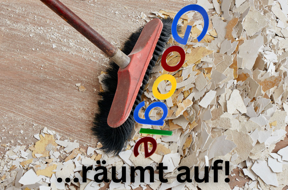 Google räumt auf